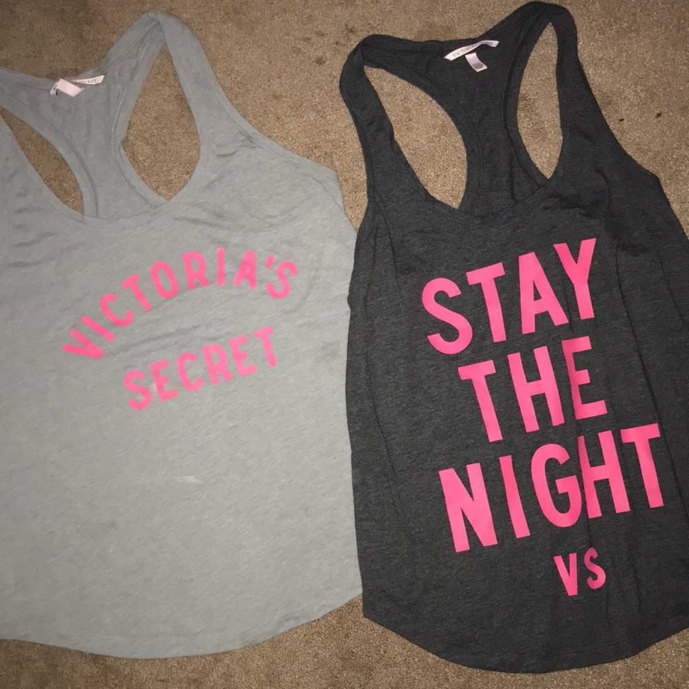 ⭐️ 🏷 last price drop! 💋 2 VS racerback tanks